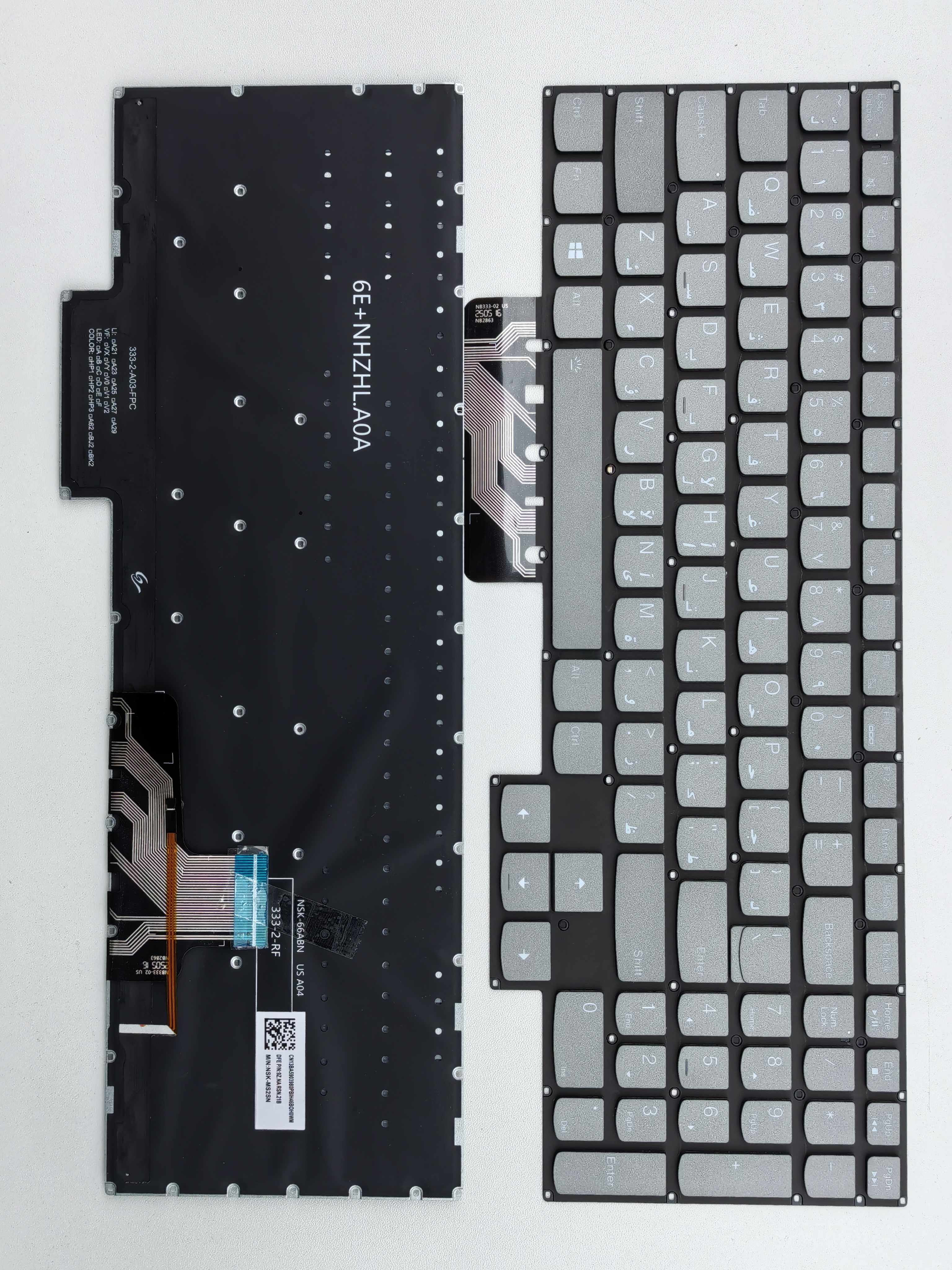 Picture of New Replacement Laptop Keyboard For LENOVO Y9000X 2021/Y750-15/S7-16ARHA7 Grey Backlit (OEM) AR Layout